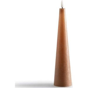 Conische LED kaars H27,8 cm, Caspar LA REDOUTE INTERIEURS.  materiaal. Maten één maat. Kastanje kleur