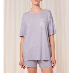 Pyjashort met korte mouwen Mindful TRIUMPH. Katoen materiaal. Maten 46 FR - 44 EU. Roze kleur