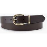 Leren riem Phoebe LEVI'S. Leer materiaal. Maten 80 cm. Kastanje kleur