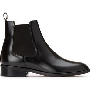 Chelsea boots in leer, Dwain JONAK. Leer materiaal. Maten 38. Zwart kleur