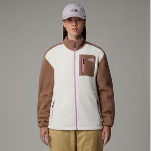 Fleece met rits Yumiori THE NORTH FACE. Polyester materiaal. Maten M. Beige kleur