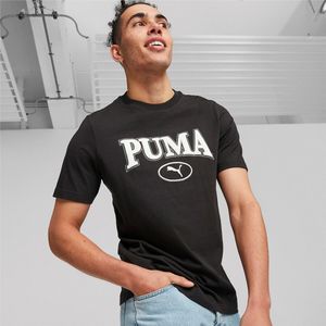 T-shirt met groot logo PUMA. Katoen materiaal. Maten XS. Zwart kleur