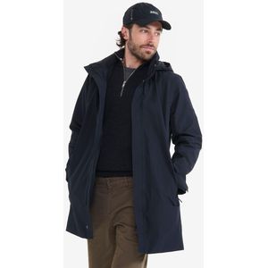Lange Gore-Tex parka met oprolbare kap AIGLE. Polyester materiaal. Maten XL. Zwart kleur