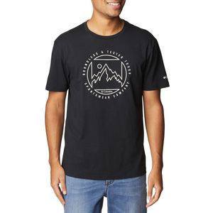 T-shirt met korte mouwen Rapid Ridge COLUMBIA. Katoen materiaal. Maten S. Zwart kleur