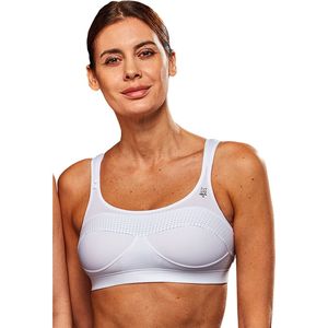 Sportbustier Top'Strap® Original THUASNE SPORT. Polyamide materiaal. Maten 100E FR - 85E EU. Wit kleur