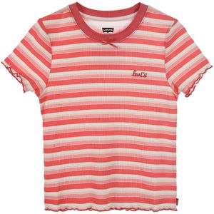 T-shirt met korte mouwen LEVI'S KIDS. Katoen materiaal. Maten 16 jaar - 162 cm. Roze kleur