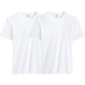 Set van 2 T-shirts DIM. Katoen materiaal. Maten XXL. Wit kleur