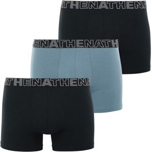 Set van 3 boxershorts Basic Color ATHENA. Katoen materiaal. Maten M. Zwart kleur