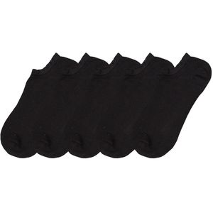 Set van 5 paar sokken LA REDOUTE COLLECTIONS. Katoen materiaal. Maten 35/37. Zwart kleur