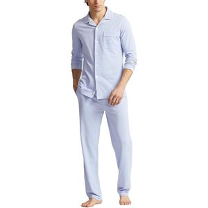 Lange pyjama POLO RALPH LAUREN. Katoen materiaal. Maten L. Blauw kleur