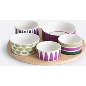 La Redoute Intérieurs - Etno - Aperitief Set - Violet - Porselein