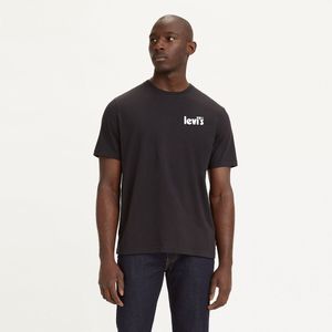 T-shirt, los model LEVI'S. Katoen materiaal. Maten XXL. Zwart kleur