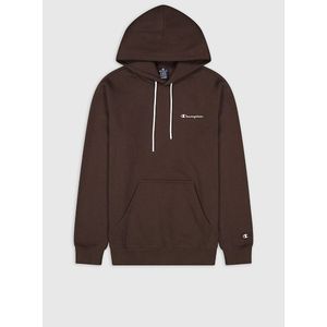 Hoodie met klein logo Legacy CHAMPION. Katoen materiaal. Maten XXL. Kastanje kleur