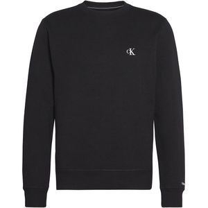 Sweater met ronde hals CK Essential CALVIN KLEIN JEANS. Katoen materiaal. Maten XXL. Zwart kleur