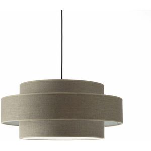 Hanglamp in linnen Souko AM.PM. Linnen materiaal. Maten diameter 60 cm. Beige kleur