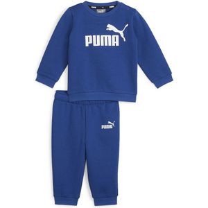 Joggingset in molton PUMA. Geruwd molton materiaal. Maten 3 jaar - 94 cm. Blauw kleur