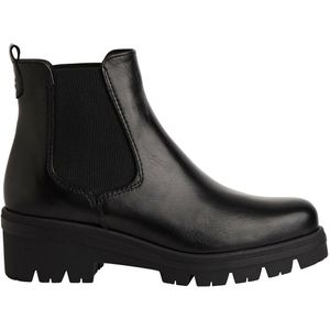 Chelsea bottines in leer TAMARIS. Leer materiaal. Maten 39. Zwart kleur