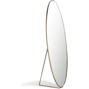 Ovalen spiegel op voet in metaal ijzer, H170cm, Koban AM.PM. Metaal materiaal. Maten één maat. Geel kleur