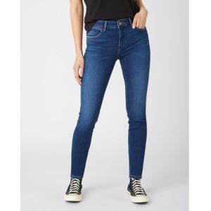 Skinny jeans, standaard taille WRANGLER. Denim materiaal. Maten Maat 24 (US) - Lengte 30. Blauw kleur