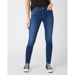 Skinny jeans, standaard taille WRANGLER. Denim materiaal. Maten Maat 24 (US) - Lengte 30. Blauw kleur
