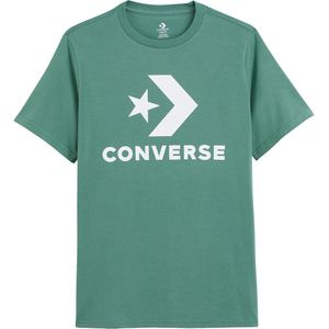 T-shirt met korte mouwen groot Star chevron CONVERSE. Katoen materiaal. Maten S. Groen kleur