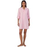 Nachthemd met lange mouwen LAUREN RALPH LAUREN. Katoen materiaal. Maten L. Roze kleur