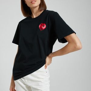 T-Shirt BEMY2K CONVERSE. Katoen materiaal. Maten XL. Zwart kleur