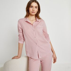 Pyjama in stof met nopjes LA REDOUTE COLLECTIONS. Katoen materiaal. Maten 44 FR - 42 EU. Roze kleur