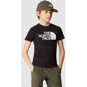 T-shirt met korte mouwen THE NORTH FACE. Katoen materiaal. Maten 7/8 jaar - 120/126 cm. Zwart kleur