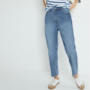 Mom jeans Signature, katoen LA REDOUTE COLLECTIONS. Denim materiaal. Maten 38 FR - 36 EU. Blauw kleur