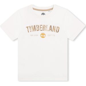 T-shirt met korte mouwen TIMBERLAND. Katoen materiaal. Maten 16 jaar - 174 cm. Wit kleur