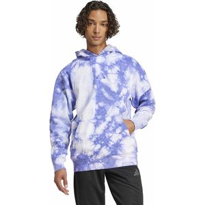 Hoodie, tie & dye effect ADIDAS SPORTSWEAR. Katoen materiaal. Maten XXL. Blauw kleur