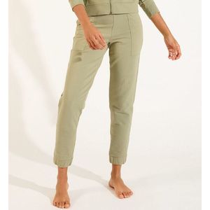 Joggingbroek homewear Cozy Modelo BANANA MOON. Katoen materiaal. Maten XL. Groen kleur