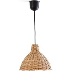 Hanglamp in rotan Ø22 cm, Alaya LA REDOUTE INTERIEURS. Rotan materiaal. Maten één maat. Beige kleur