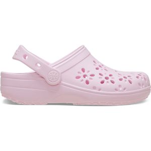 Klompen Classic Floral Cut CROCS. Plastic materiaal. Maten 25/26. Roze kleur