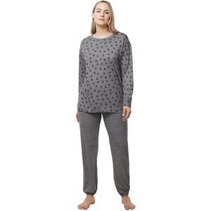 Pyjama in katoen en lyocell Endless Comfort TRIUMPH. Katoen materiaal. Maten 38 FR - 36 EU. Grijs kleur