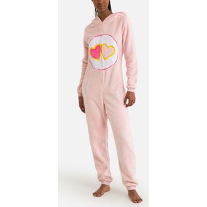 Heel zachte onesie Bisounours LES BISOUNOURS. Fleece tricot materiaal. Maten L. Roze kleur