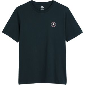 T-shirt met korte mouwen, klein logo, Chuck Patch CONVERSE. Katoen materiaal. Maten M. Zwart kleur