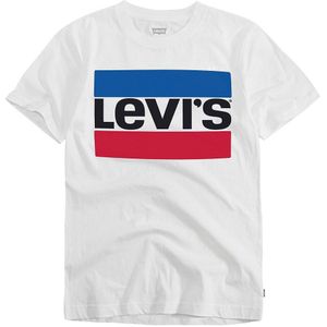 T-shirt LEVI'S KIDS. Katoen materiaal. Maten 10 jaar - 138 cm. Wit kleur