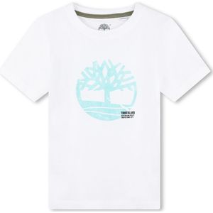 T-shirt met korte mouwen TIMBERLAND. Katoen materiaal. Maten 16 jaar - 174 cm. Wit kleur