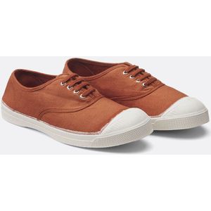 Tennisschoenen met veters BENSIMON. Katoen materiaal. Maten 40. Kastanje kleur