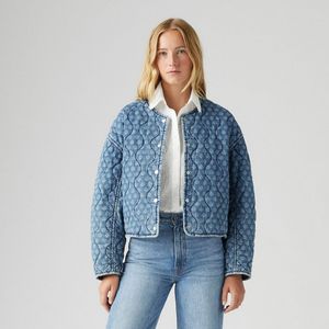 LEVI'S - Faye Geo - Gewatteerd Jasje - Blauw - Denim