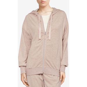 Mama PASSIONATA - Zip-up Hoodie - Roze - Viscose