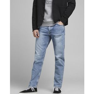 Losse jeans, Chris JACK & JONES. Katoen materiaal. Maten W31 - Lengte 34. Blauw kleur