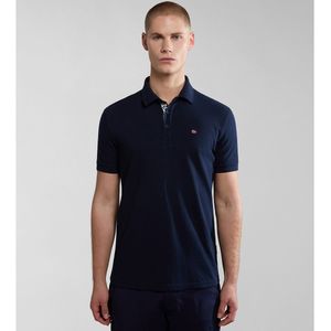 Polo met korte mouwen Eolanos NAPAPIJRI. Katoen materiaal. Maten S. Blauw kleur