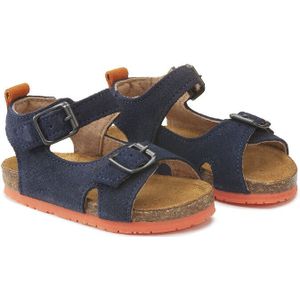 Leren sandalen, made in Europe LA REDOUTE COLLECTIONS. Leer materiaal. Maten 19. Blauw kleur