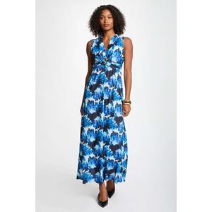 Bedrukte, lange rechte jurk MORGAN. Polyester materiaal. Maten 36 FR - 34 EU. Andere kleur