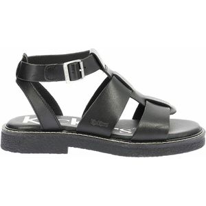 Leren sandalen Kick Lila KICKERS. Leer materiaal. Maten 37. Zwart kleur