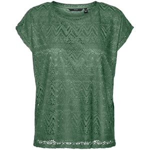 T-shirt in kant VERO MODA. Polyester materiaal. Maten S. Groen kleur