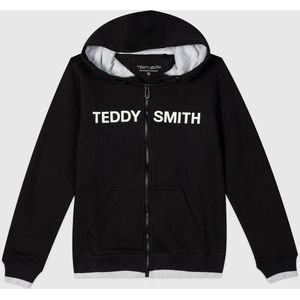 Zip-up Hoodie TEDDY SMITH. Katoen materiaal. Maten 14 jaar - 162 cm. Blauw kleur